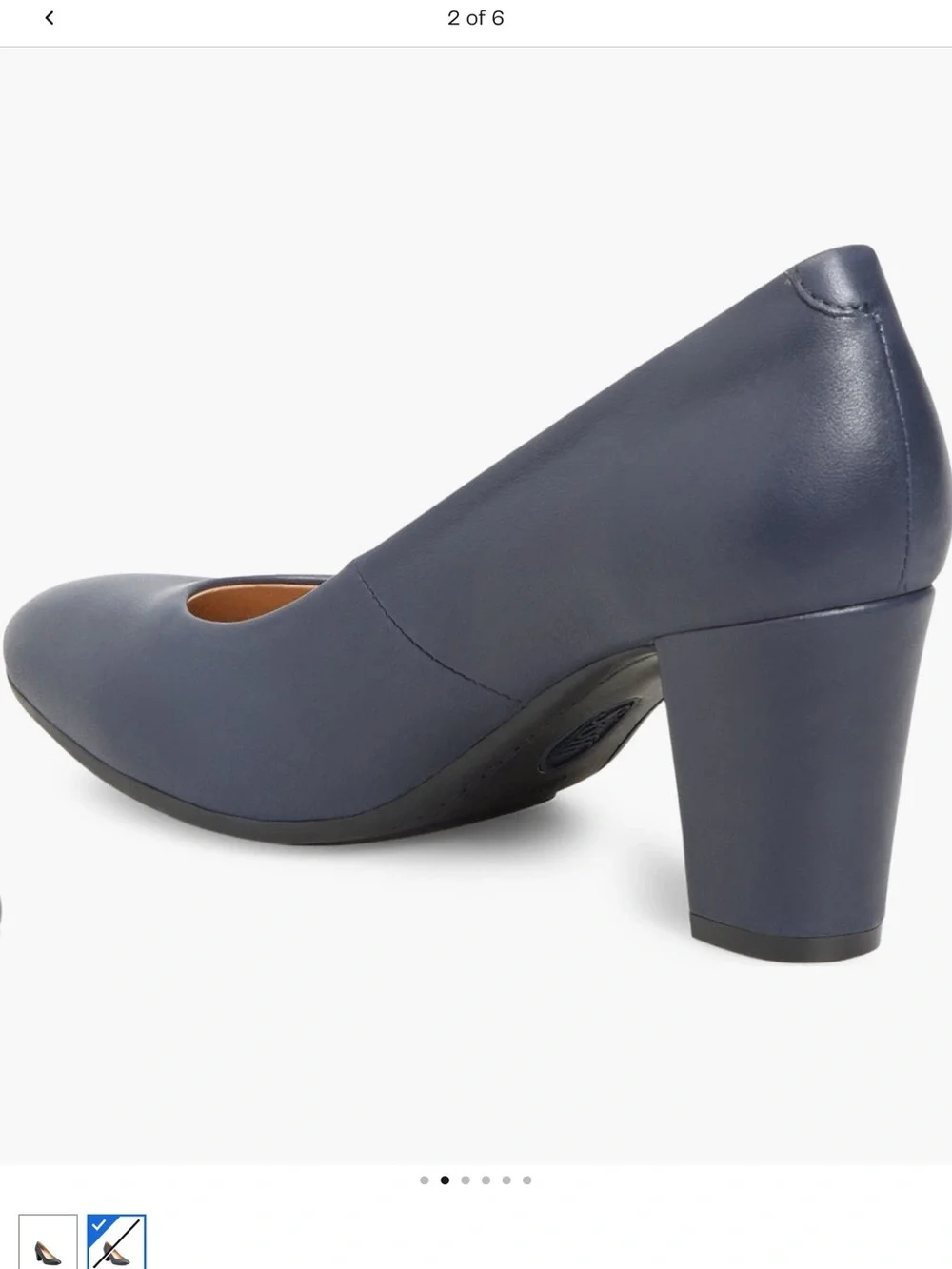 SOFFT Parisa Pump Heel Sky Navy NEW sz 7.5